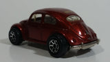 1999 Hot Wheels Car Crusher 1953-57 Volkswagen VW Bug Metallic Brown Dark Red Die Cast Toy Car Vehicle 7SP