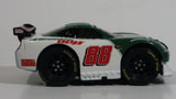 2008 Play Along NASCAR #88 Dale Earnhardt Jr. Mountain Dew Amp Energy National Guard White and Green Plastic Toy Car Vehicle