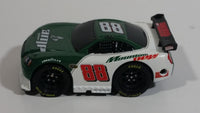 2008 Play Along NASCAR #88 Dale Earnhardt Jr. Mountain Dew Amp Energy National Guard White and Green Plastic Toy Car Vehicle