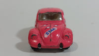 Rare Hard to Find Maisto Volkswagen 1300 VW Bug Beetle "Star" Pink Die Cast Toy Car Vehicle