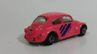 Rare Hard to Find Maisto Volkswagen 1300 VW Bug Beetle "Star" Pink Die Cast Toy Car Vehicle