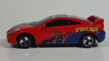 2010 Maisto Marvel Toyota Celica GT-S Spider Man Red Die Cast Toy Super Hero Character Car Vehicle