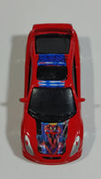 2010 Maisto Marvel Toyota Celica GT-S Spider Man Red Die Cast Toy Super Hero Character Car Vehicle