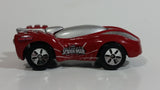 2012 Maisto Marvel Velocidad Spiderman Dark Red and Grey Die Cast Toy Superhero Car Vehicle