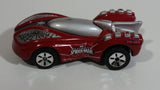 2012 Maisto Marvel Velocidad Spiderman Dark Red and Grey Die Cast Toy Superhero Car Vehicle