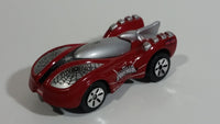 2012 Maisto Marvel Velocidad Spiderman Dark Red and Grey Die Cast Toy Superhero Car Vehicle