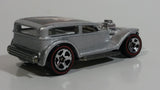 2002 Hot Wheels Red Lines The Demon Metalflake Silver Die Cast Toy Car Vehicle