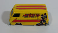 2016 Hot Wheels Pop Culture Marvel Hawkeye '66 Dodge A100 Van Yellow Die Cast Toy Superhero Character Car Vehicle