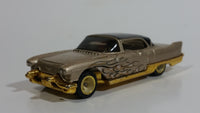 2003 Hot Wheels Treasure Hunt '57 Cadillac Eldorado Brougham Metalflake Champagne Gold and Black Die Cast Classic Toy Car Vehicle