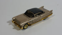 2003 Hot Wheels Treasure Hunt '57 Cadillac Eldorado Brougham Metalflake Champagne Gold and Black Die Cast Classic Toy Car Vehicle