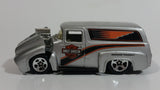 2001 Hot Wheels '56 Ford F-100 Panel Van Truck Harley Davidson Motor Cycles Die Cast Toy Car Hot Rod Vehicle with Opening Hood