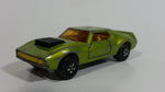 Vintage 1972 Lesney Matchbox Superfast AMX Javelin No. 9 Metallic Green Die Cast Toy Car Vehicle with Opening Doors