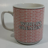 Enesco United Features Syndicate Jim Davis "World's Greatest Mom" Garfield Ceramic Coffee Mug E-7416