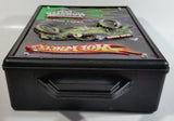 2014 Hot Wheels Monster Jam Grave Digger 15 Monster Trucks Carrying Case Black Plastic Container