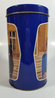 Regency Ware Prince Charles & Lady Diana Royal Wedding 29th July 1981 Blue Cylindrical Tin Metal Container