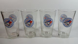 Mustang MLB Toronto Blue Jays Baseball Team 5 3/4" Tall Glass Cups Set of 4