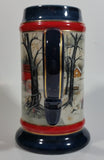 1990 Budweiser Holiday Stein Collection An American Tradition Ceramic Beer Stein By Artist Susan Sampson - Handcrafted in Brazil by Ceramarte