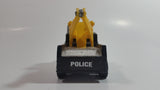 1994 FunRise Metro City Police Tow Truck Dark Blue Plastic Lights and Sounds Toy Car Vehicle