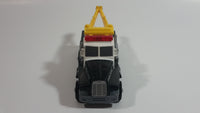 1994 FunRise Metro City Police Tow Truck Dark Blue Plastic Lights and Sounds Toy Car Vehicle