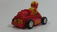 Subway Kid's Pak #45 Red and Yellow Go Cart Plastic Pullback Friction Motorized Toy Race Car Vehicle