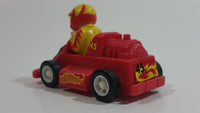 Subway Kid's Pak #45 Red and Yellow Go Cart Plastic Pullback Friction Motorized Toy Race Car Vehicle