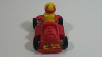 Subway Kid's Pak #45 Red and Yellow Go Cart Plastic Pullback Friction Motorized Toy Race Car Vehicle