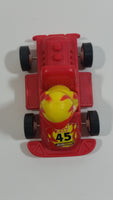 Subway Kid's Pak #45 Red and Yellow Go Cart Plastic Pullback Friction Motorized Toy Race Car Vehicle