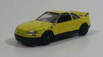 Motor Max No. 6071 Yellow Die Cast Toy Car Vehicle