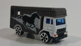 Motor Max No. 6037 Horse Box Truck Dark Grey Die Cast Toy Car Vehicle with Opening Side Door