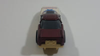 2000 Hot Wheels Del Worsham Funny Car Current Maroon and White Die Cast Toy Race Car Vehicle McDonald's Happy Meal