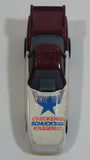 2000 Hot Wheels Del Worsham Funny Car Current Maroon and White Die Cast Toy Race Car Vehicle McDonald's Happy Meal