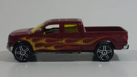 2016 Hot Wheels Hot Trucks 2009 Ford F-150 Truck Magenta Dark Red Die Cast Toy Car Vehicle