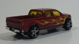 2016 Hot Wheels Hot Trucks 2009 Ford F-150 Truck Magenta Dark Red Die Cast Toy Car Vehicle