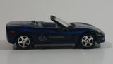 2006 Upper Deck Limited Edition 2005 Corvette Convertible Vancouver Canucks NHL Ice Hockey Team Dark Blue Die Cast Toy Car Vehicle