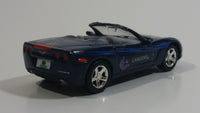 2006 Upper Deck Limited Edition 2005 Corvette Convertible Vancouver Canucks NHL Ice Hockey Team Dark Blue Die Cast Toy Car Vehicle