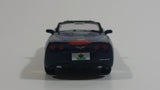 2006 Upper Deck Limited Edition 2005 Corvette Convertible Vancouver Canucks NHL Ice Hockey Team Dark Blue Die Cast Toy Car Vehicle