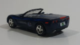 2006 Upper Deck Limited Edition 2005 Corvette Convertible Vancouver Canucks NHL Ice Hockey Team Dark Blue Die Cast Toy Car Vehicle