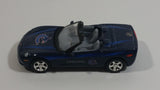 2006 Upper Deck Limited Edition 2005 Corvette Convertible Vancouver Canucks NHL Ice Hockey Team Dark Blue Die Cast Toy Car Vehicle