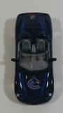 2006 Upper Deck Limited Edition 2005 Corvette Convertible Vancouver Canucks NHL Ice Hockey Team Dark Blue Die Cast Toy Car Vehicle