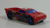 2015 Hot Wheels Ultimate Spider-Man vs The Sinister 6 Bedlam Truck Red Plastic Body Die Cast Toy Car Vehicle