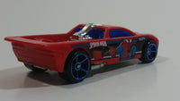 2015 Hot Wheels Ultimate Spider-Man vs The Sinister 6 Bedlam Truck Red Plastic Body Die Cast Toy Car Vehicle