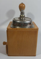 Vintage Zassenhaus Wood and Metal Coffee Grinder Mill 150 Made in Western Germany