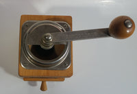 Vintage Zassenhaus Wood and Metal Coffee Grinder Mill 150 Made in Western Germany