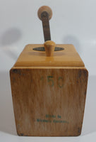 Vintage Zassenhaus Wood and Metal Coffee Grinder Mill 150 Made in Western Germany