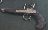 Vintage Turner Wall Accessory 3805 D307 Flint Lock Pistols 3D Props 18 3/4" x 27" Wood Framed Shadow Box