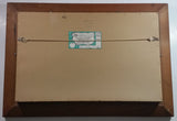 Vintage Turner Wall Accessory 3805 D307 Flint Lock Pistols 3D Props 18 3/4" x 27" Wood Framed Shadow Box