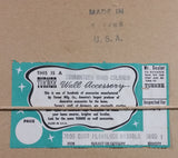Vintage Turner Wall Accessory 3805 D307 Flint Lock Pistols 3D Props 18 3/4" x 27" Wood Framed Shadow Box