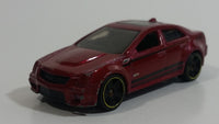 2013 Hot Wheels HW Showroom Asphalt Assault '09 Cadillac CTS-V Metallic Maroon Die Cast Toy Luxury Car Vehicle