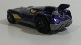 2010 Hot Wheels Wall Tracks Seesaw Smash Howlin' Heat Metalflake Purple Die Cast Toy Car Vehicle