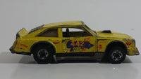 1982 Hot Wheels Flat Out 442 Yellow Die Cast Toy Muscle Car Vehicle GHO - Hong Kong